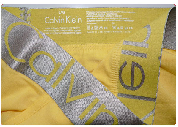 Boxer Calvin Klein Hombre Steel Blateado Amarillo